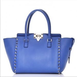 blue valentino rockstud bag